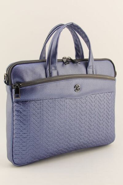 HNB Unisex Metalik Mavi Macbook Air Pro Uyumlu 13 & 13.3 Inç Evrak Laptop Çan...