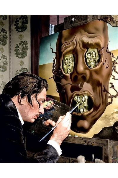 MARCEL SANAT Salvador Dali Diamond Mosaic Painting 46X56Cm
