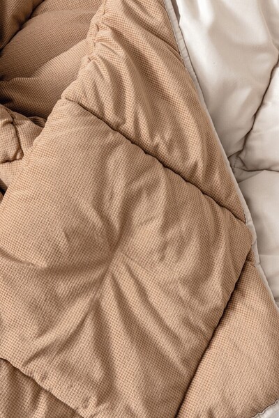 Cotton Box Односпальний ковдра Utka Беже 155x215