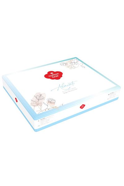 Cotton Box Set cuvertură dublu Alaçatı Oregano Pink
