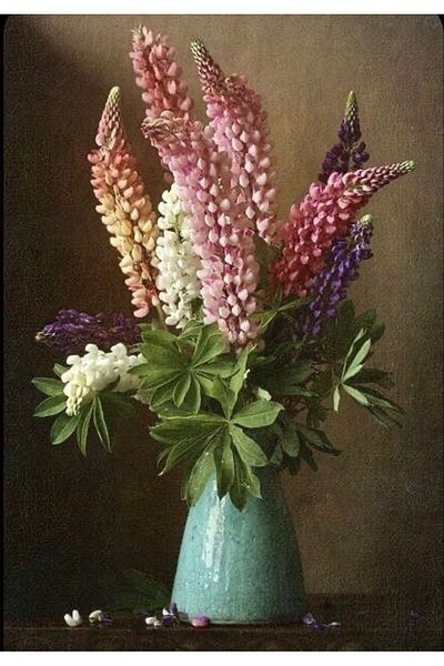 MARCEL SANAT Colored Flowers in Green Vase Marcel Art Diamond Mosaic Painting 38X56Cm