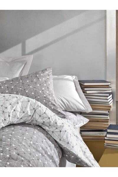 Cotton Box طقم غطاء لحاف فردي من Mottle Mink