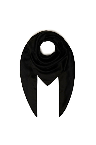 Guess , Helaina Kefiah, Textile Scarf, Black, 4G Logo, AW8850 POL03, 135 x 135 cm, For Women