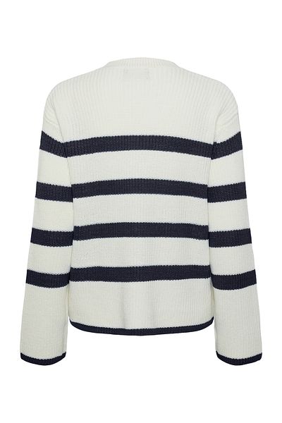 PIECES Pcsabına Ls O-Neck Knitted Noos