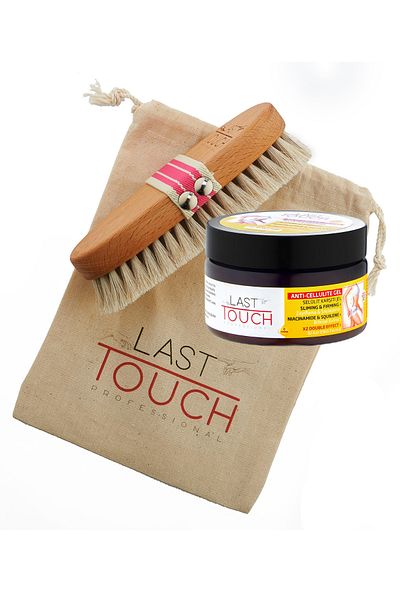 LAST TOUCH 250 Ml Natural Horsehair Gel - Vitamin C Cellulite Brush
