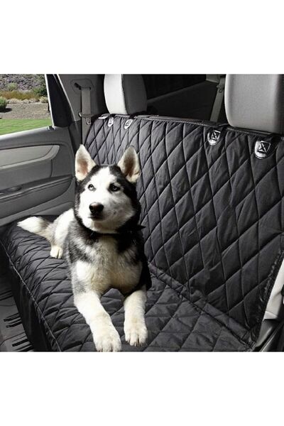 UVERTE Oto Koltuk Koruma Kılıfı Örtü Araba Kedi Köpek Minderi Araç Köpek Yata...