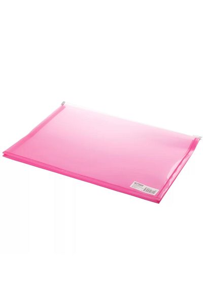Bigpoint Gusseted Document File A4 Pink