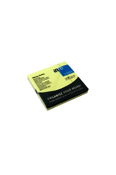 INFO NOTES 75x75 Yellow Postit 100 Yp565401