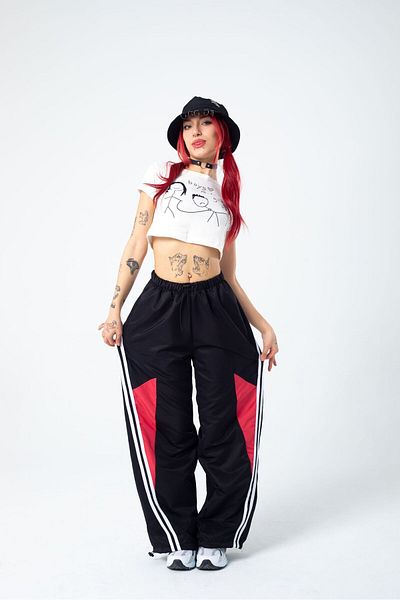 DENİKK Harajuku Style Parachute Pants Cargo Sweatpants