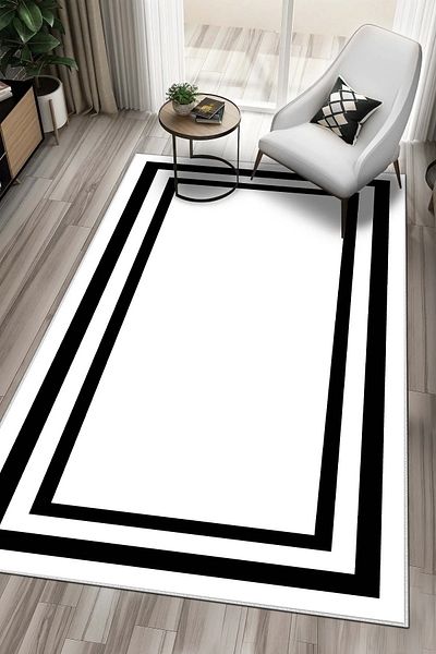 Alarga Home Digital Printed - Washable Non-Slip Based Children's Rug, Floor Mat, Kitchen and Living Room Carpets