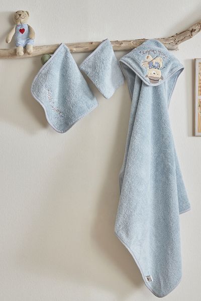 Karaca Home Little Cowboy Towel-Swaddle-Pouch Σετ 3 τεμαχίων