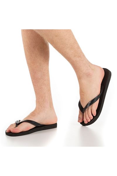 Havaianas Κορυφαίες μαύρες παντόφλες Unisex