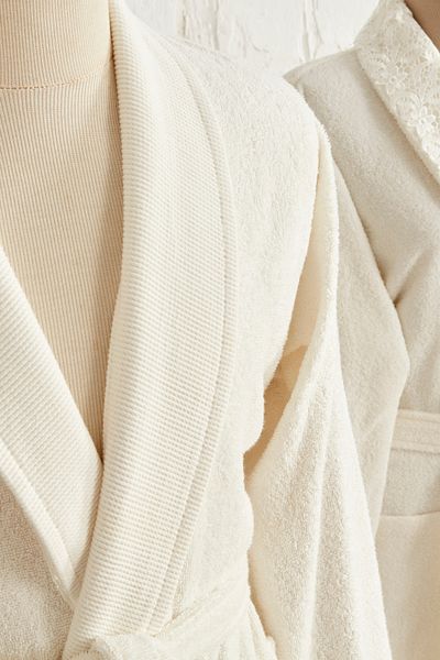 Karaca Home Ring Ruched 9 Piece Οικογενειακό Σετ Μπάνιου Offwhite-Offwhite