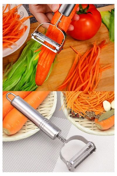 Cocina Grande Cocina Practical Stainless Steel Turbo Julienne Fruit Vegetable Peeler Cutter Chopper