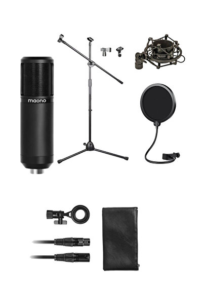 MAONO Condenser Stüdyo Mikrofonu Full Paket