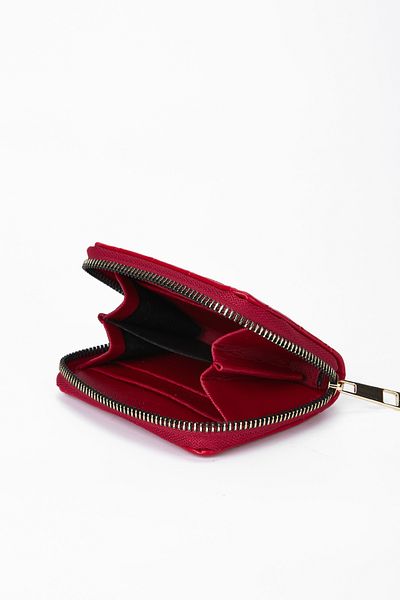 minebag Mini Diamond Pattern Azog ZC117 Women's Wallet Red