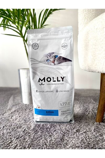 Molly Düşük Tahıllı Hipoalerjenik Tavuklu Kitten Yavru Kedi Maması 2 Kg