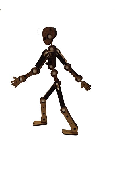 TLR hobi İnsan Figürü Ahşap Hareketli Maket
