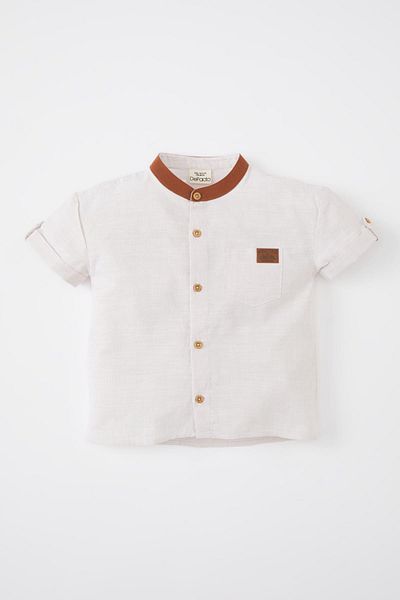 DeFacto Baby Boy Poplin Short Sleeve Shirt B8066a524sm