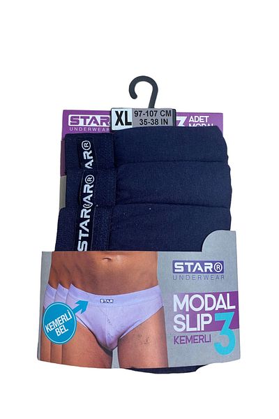 Kocabey Star 109 Men's 3-Piece Modal Slip