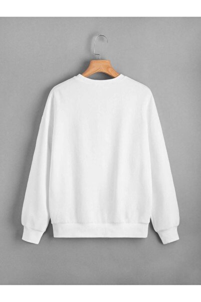 LePold Καλιφόρνια εμπριμέ λευκό φούτερ για κορίτσια