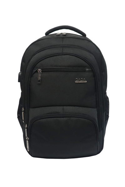 Case Club 15,6'' Inç Notebook Sırt Çantası Usb Aparatlı Darbe Emici Su Geçirm...