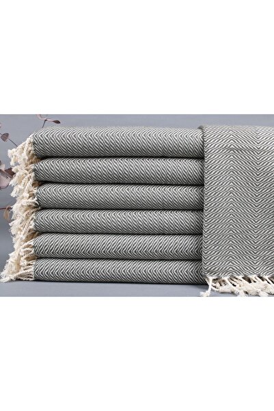 Kayra Export Peştemal Haki Yeşil El Peştemal Küçük Boy 50x100 Cm Pamuk Peşkir...