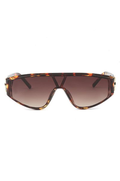 TomyHelf New Season Stylish Design Leopard Frame Brown Glass Vintage Unisex Sunglasses