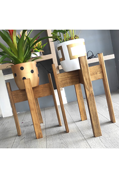 woodretro , Ahşap saksılık, 2 li Set, Dekoratif ve Şık Kaçırmayın.