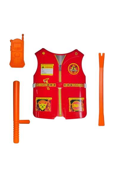 King Toys İtfaiyeci Yeleği ve Aksesuarlar ENG-1108