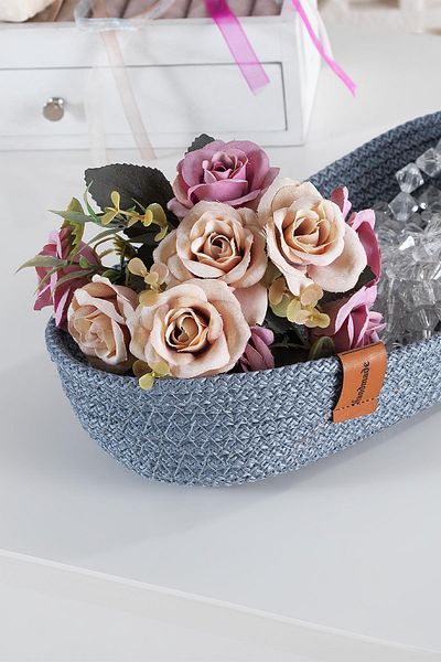 Znp Home Organizator Long Basket Organizer - Multifunctional Handmade