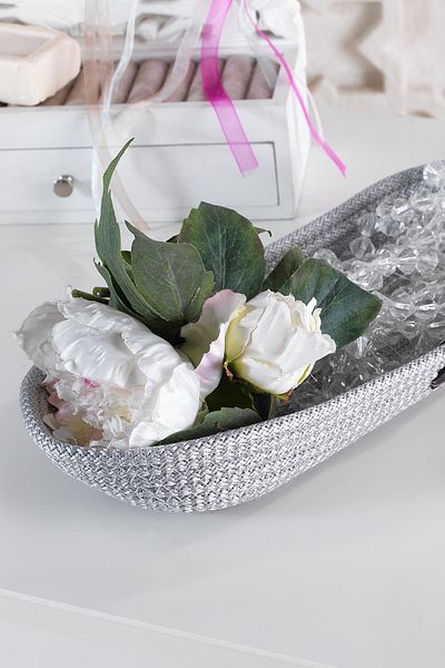 Znp Home Organizer Long Basket Organizer - Multi-Purpose Handmade