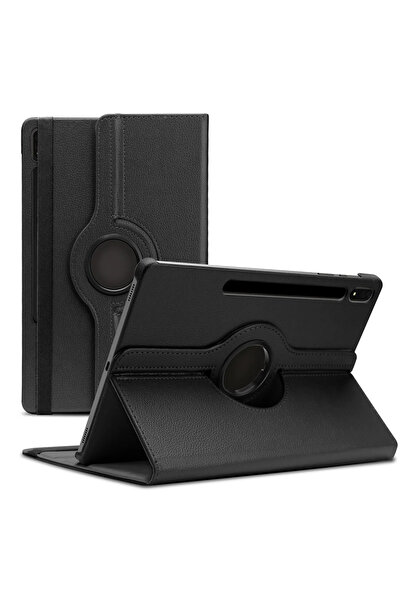 Fibaks حافظة لجهاز سامسونج جالاكسي تاب S9 Sm-x710 قابلة للدوران من جلد البولي...