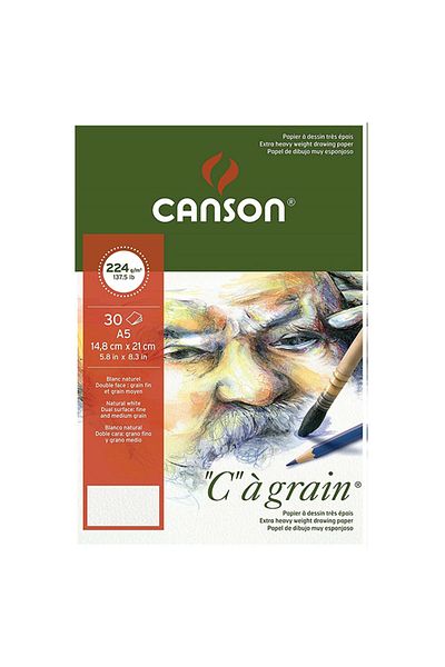 Canson CA Grain Drawing Block 224gr 30 Sheets A5