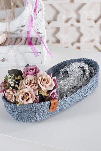 Znp Home Organizator Long Basket Organizer - Multifunctional Handmade