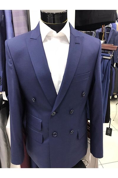 MASSARO Double-breasted Vest Suit