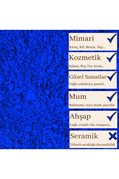 Okra Pigment ve Doğal Boya Mineral Pigment 100 G