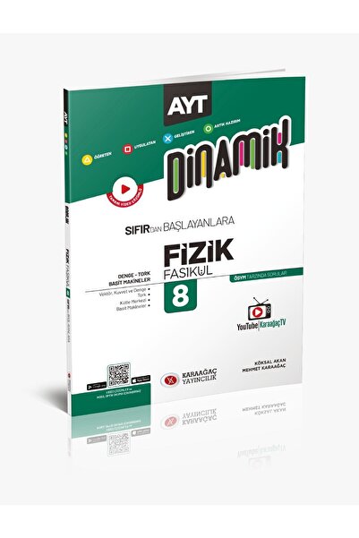 Karaağaç Yayıncılık 2023 Dinamik Ayt Fizik Fasikülleri 8