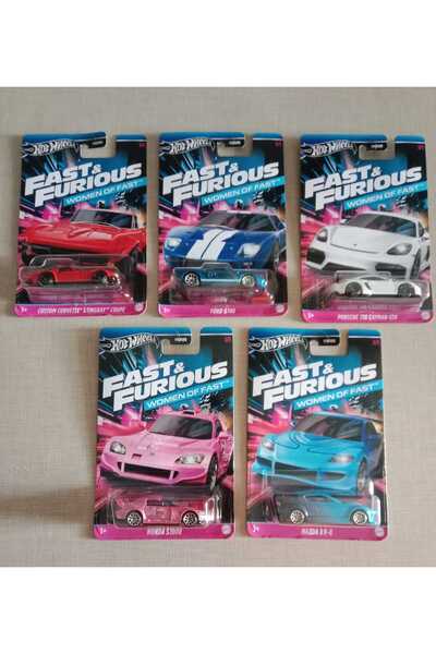 Hotwhells Hnr88 Hotwheels Fast Furious Woman Set