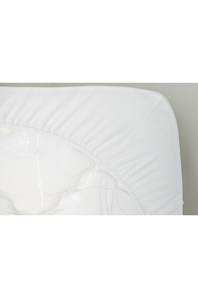 MEYHOME 100% Cotton Combed Elastic Sheet (CREAM)