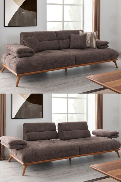 Eymense Monza Üçlü Mekanizmalı Üçlü Koltuk Kanepe