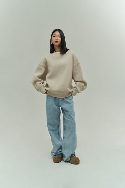MAİ COLLECTİON Oversize mikina Princess Bone z kolekce Mai
