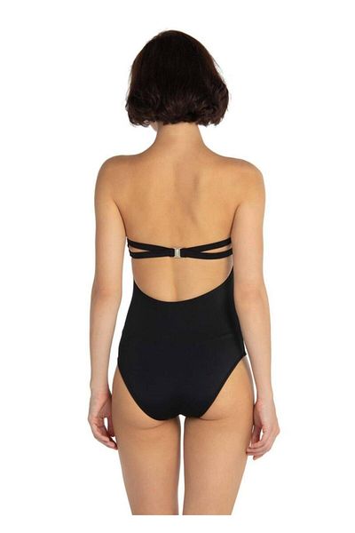 Dagi Black Drop Patterned Swimsuit