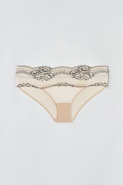 Dagi Salmon Lace Brazillian Panties