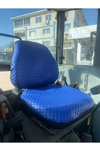 ncotodizayn NEW HOLLAND TT55 BLUE QUILTED SEAT COVER BLUE BEAD