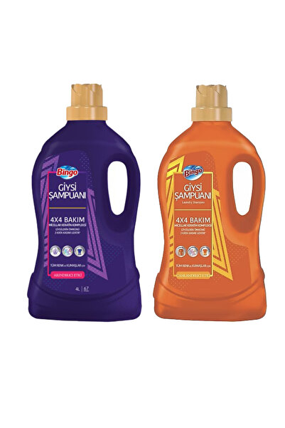 Bingo Sıvı Deterjan (canlandırıcı & arındırıcı etki) 2x4 8Lt