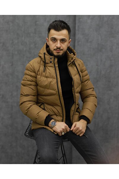 BIGAZZI BİGAZZİ 99423 KAPŞONLU ŞİŞME MONT (TABA)