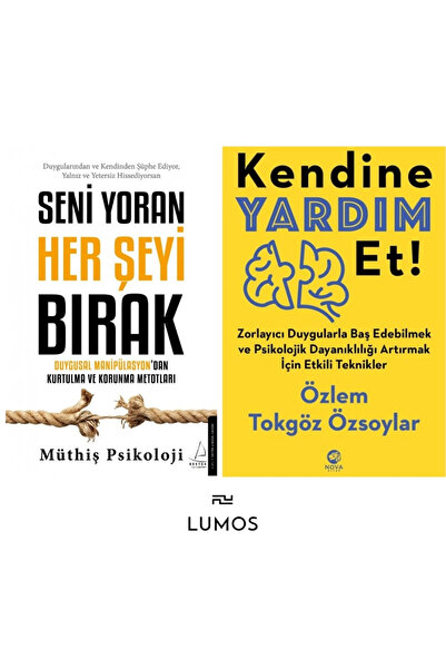 Destek Yayınları Seni Yoran Her Şeyi Bırak (Müthiş Psikoloji)+ Kendine Yardım Et