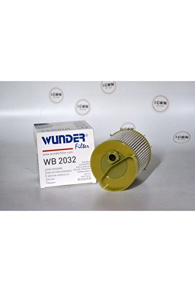 WUNDER FILTER Icon Group - Ssangyong Actyon - Korando - Rexton - Rodius 2,0 Xdi 4x4 Yakıt Filtresi - Wb 2032