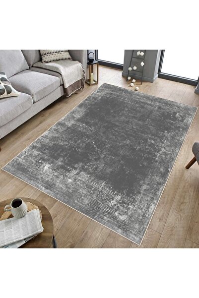 MUA HOME DECOR Dijital Baskı Yıkanabilir Kaymaz Taban Dedoratif Ince Salon Ha...